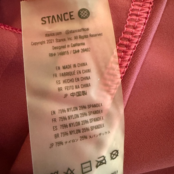 STANCE Happenings Leggings in Berry size XS NWT - Picture 10 of 12